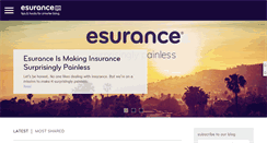 Desktop Screenshot of blog.esurance.com