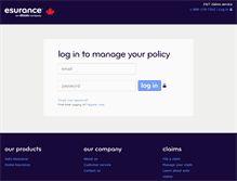 Tablet Screenshot of esurance.ca