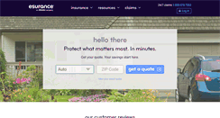 Desktop Screenshot of esurance.com