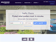 Tablet Screenshot of esurance.com